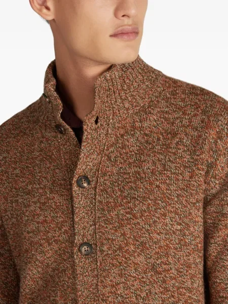 Cardigan Zanone de lână maro