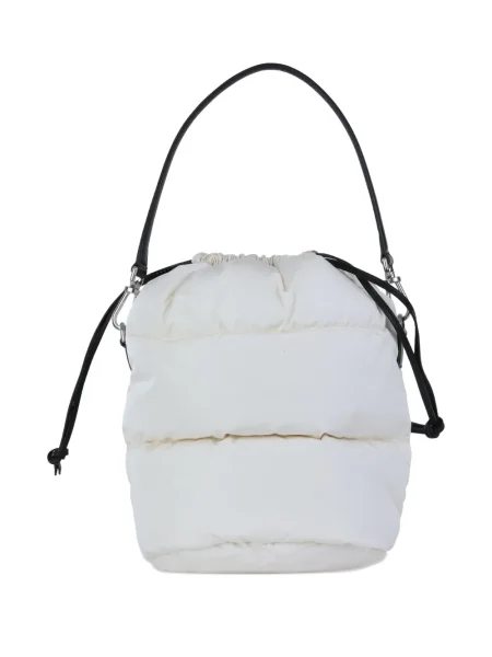 Geantă bucket Moncler alb