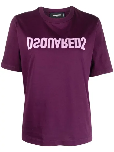 Tricou Dsquared2 cu imagine violet