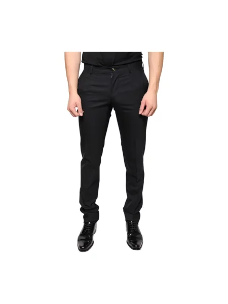 Spodnie Dolce And Gabbana wełniane czarne