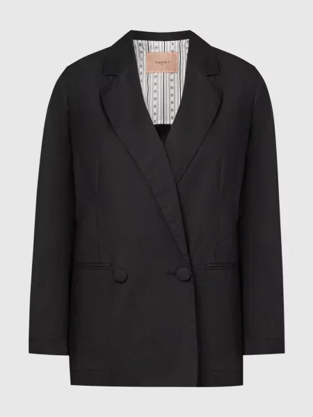 Двобортний жакет Twinset чорний