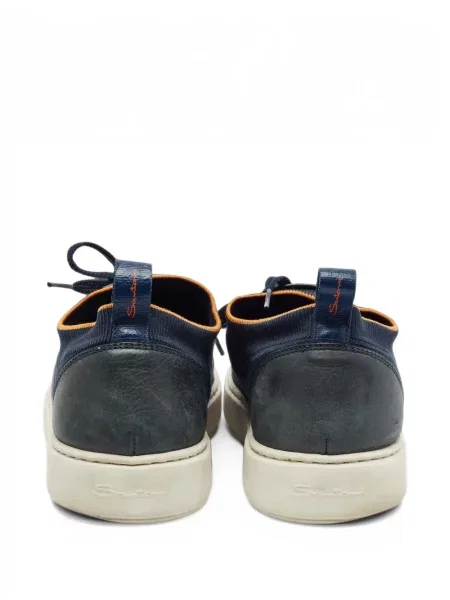 Sneakerși Santoni tricotate albastru