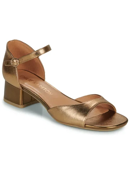 Pantofi Karston cu chihlimbar auriu