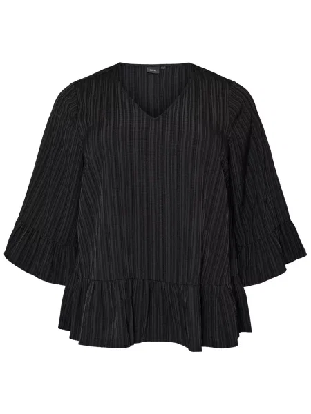 Zizzi Bluză MYASHA' negru