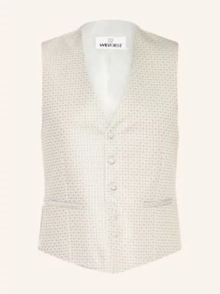 Wilvorst Slim Fit Vesty lindgrün gem.
