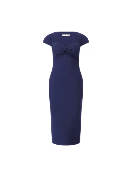 Sukienka midi Chiara Boni do kolan niebieska