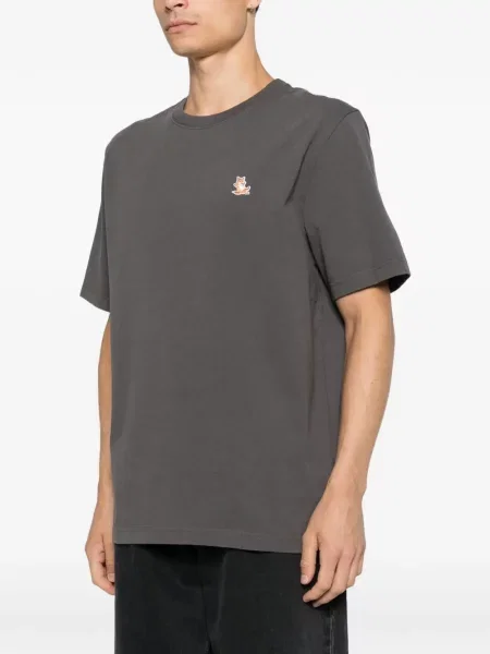 Tricou Maison Kitsune gri