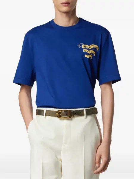 Tricou Versace cu imagine albastru