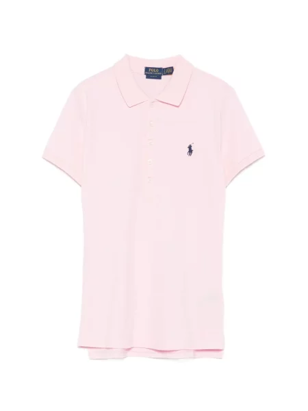 Hímzett pólóing Polo Ralph Lauren rózsaszín