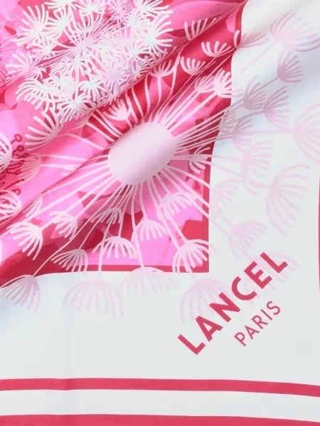 Fular Lancel de mătase alb