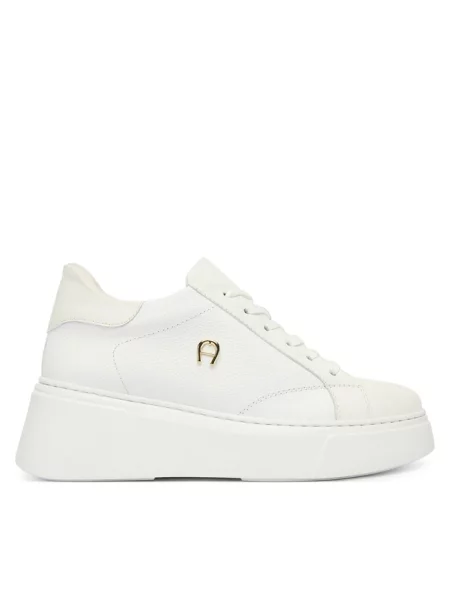 Sneakersy Aigner białe