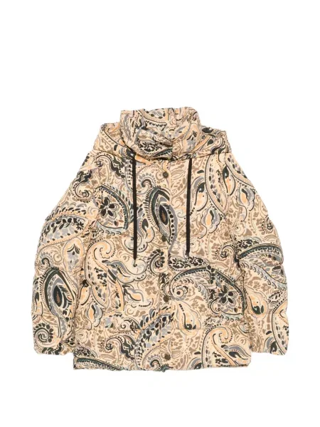Geacă Etro cu glugă cu imagine cu model paisley