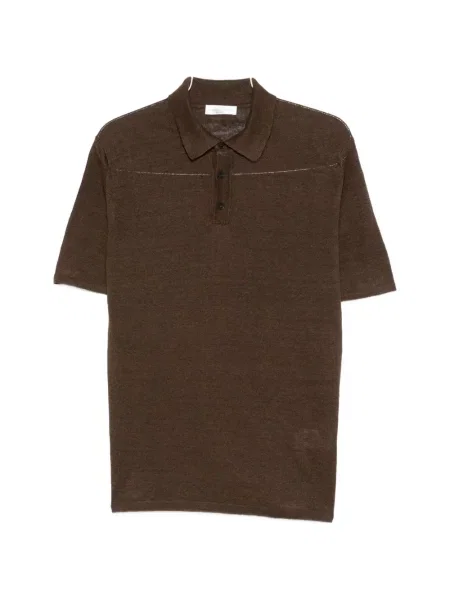 Tricou polo Roberto Collina maro