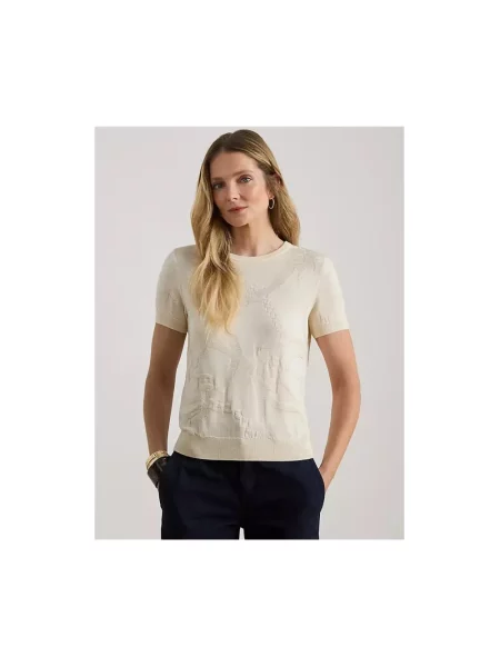 Koszulka Ralph Lauren beżowa