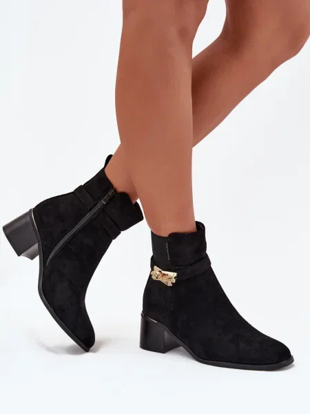 Pantofi cu toc Boto negru