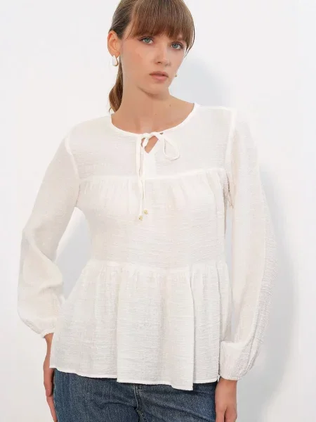 Bigdart Bluza Blusen prljavo bijela