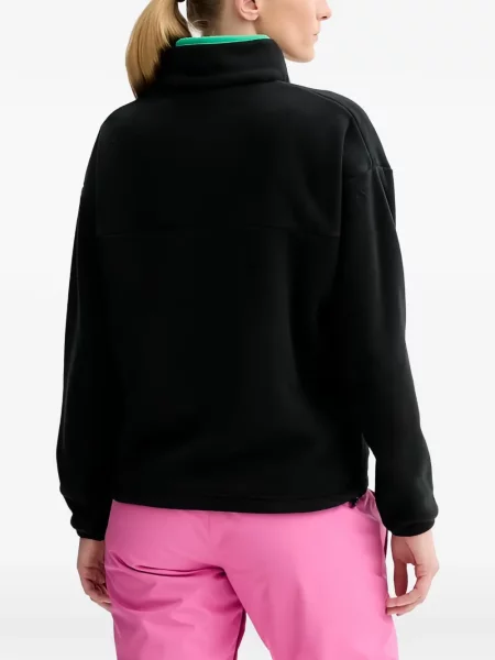 Top Picture cu broderie negru