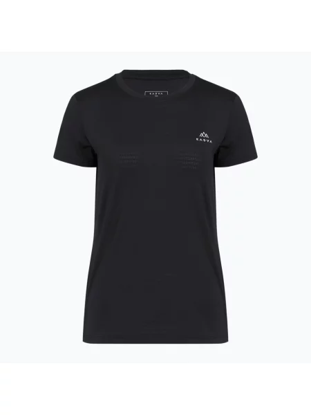 Дамска трекинг тениска KADVA TrailCore breathable black черно