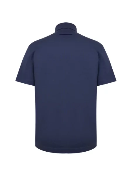 Tricou polo Zegna albastru