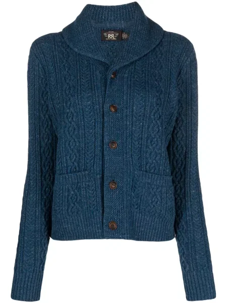 Cardigan Ralph Lauren Rrl tricotate albastru