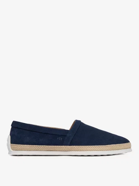 Espadryle granatowe