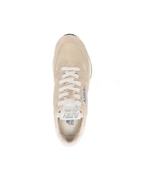 Sneakersy Autry brązowe