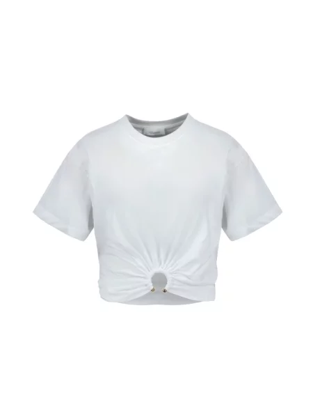 Koszulka Paco Rabanne beżowa