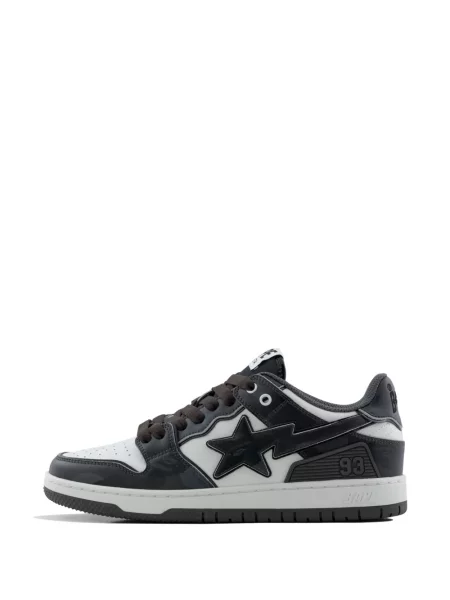 Sneakerși A Bathing Ape® cu șireturi din dantelă negru