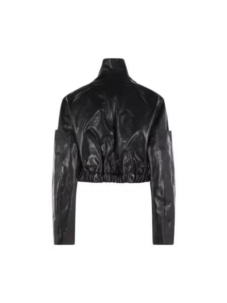 Kurtka skórzana Rick Owens czarna