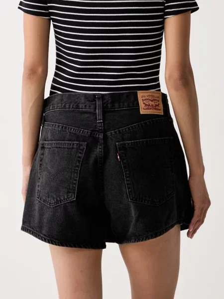Szorty jeansowe Levi's czarne
