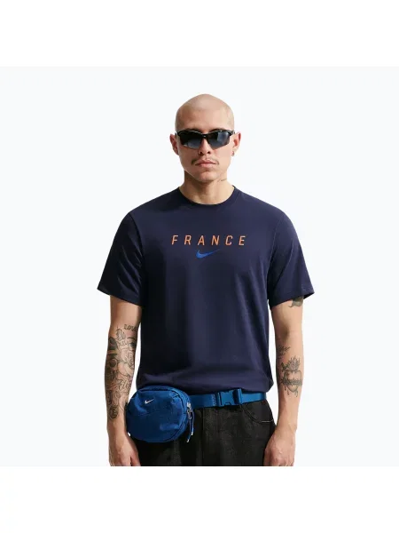 Tricou de fotbal pentru bărbați Nike FFF Primary blackened blue/game royal albastru