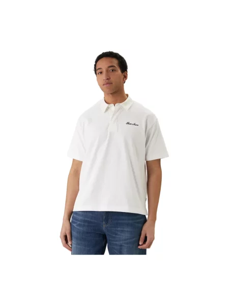 Koszulka polo Guess biała