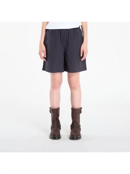 Pantaloni scurți Carhartt Wip cu dungi scurte negru