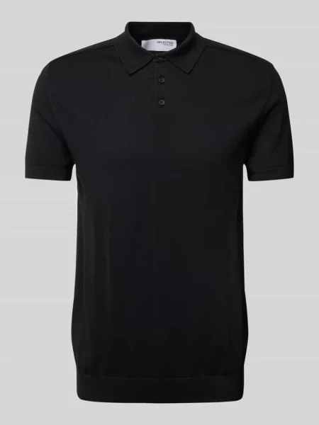 Selected Femme Koszulki Mężczyzna L Polo Shirts Selected Homme czarny