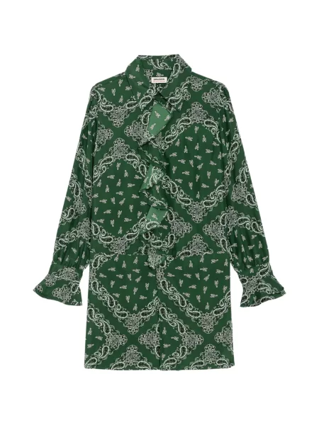Rochie Zadig&voltaire de mătase verde