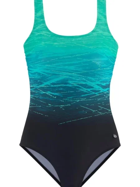 LASCANA Enodelne kopalke petrol / žad črna