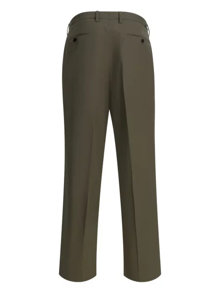Pantaloni Prada plisate verde