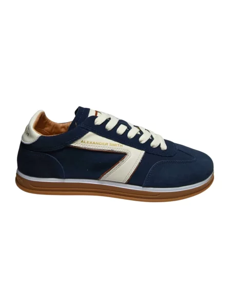Sneakersy Alexander Smith zamszowe niebieskie