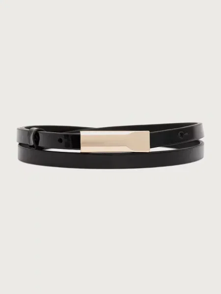 Guess curea pentru femei din piele x LEONIE HANNE negru