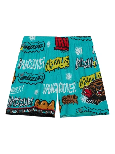 Pantaloni scurți Mitchell & Ness albastru