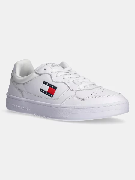 Pantofi Tommy Hilfiger din piele alb