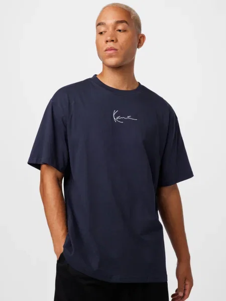Karl Kani Tricou bleumarin alb