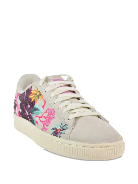 Sneakerși Puma Suede din piele de căprioară gri