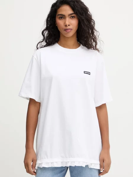 Rotate tricou din alb