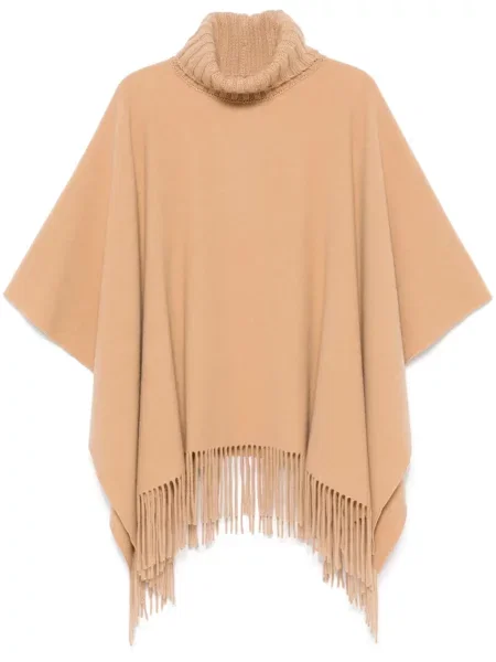 Пончо Fabiana Filippi кафяво