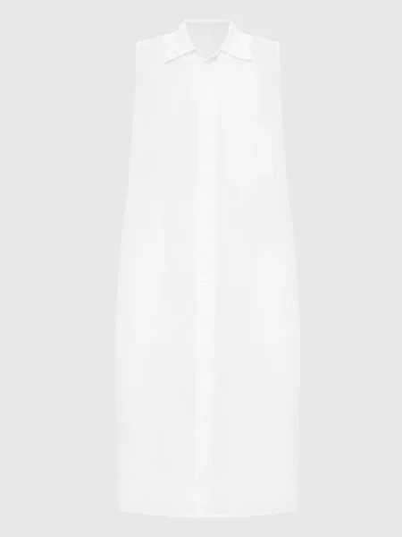 Сукня-сорочка з льону Y`s Yamamoto біла