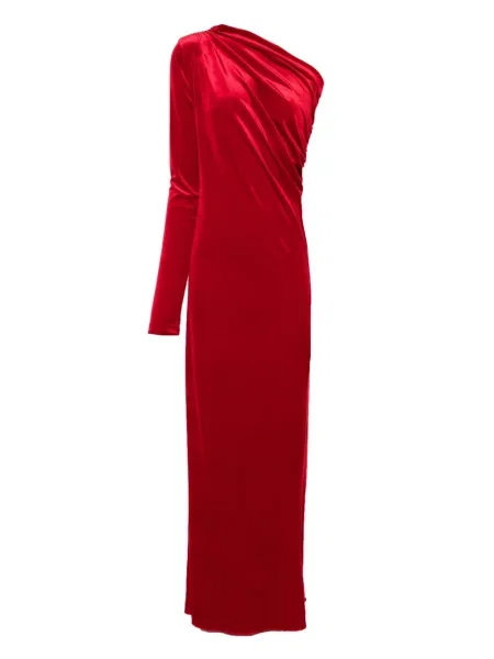 Rochie Alchemy de catifea roșu