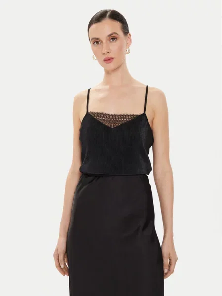 Morgan Топ Regular Fit чорний