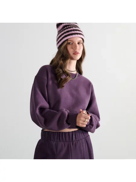 Свитшот Cropp фиолетовый