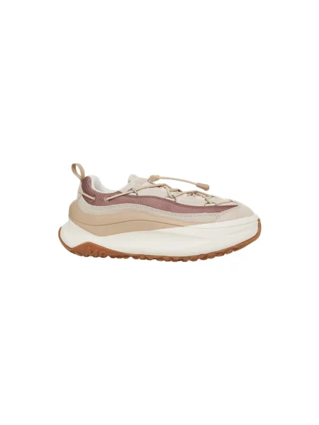 Sneakersy Moon Boot skórzane beżowe